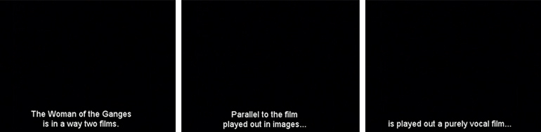 La femme du Ganges (Marguerite Duras, 1974)