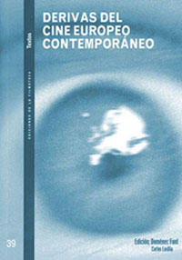 Portada llibre "Derivas del cine europeo contemporáneo"